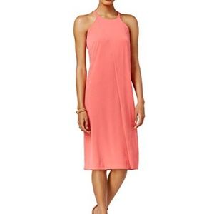 Bar III Faux-wrap shift dress